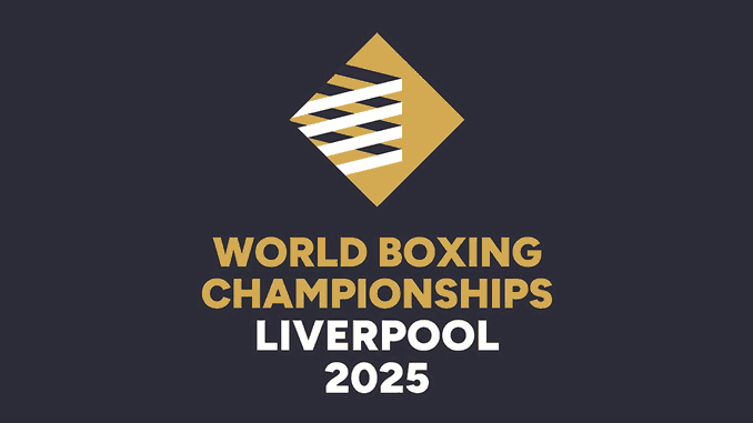 Das Logo der Weltmeisterschaften 2025 in Liverpool