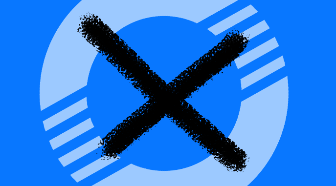Teile des Logos von World Boxing mit einem Kreuz als Symbol einer Wahlentscheidung