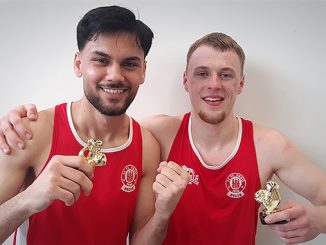 Sohail Koofi und Anton Hedde nach ihren Siegen in Buxtehude